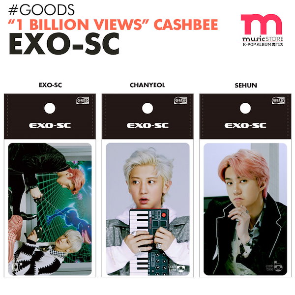 EXO チャニョル トレカ cashbee セット EXO チャニョル トレカ cashbee セット
