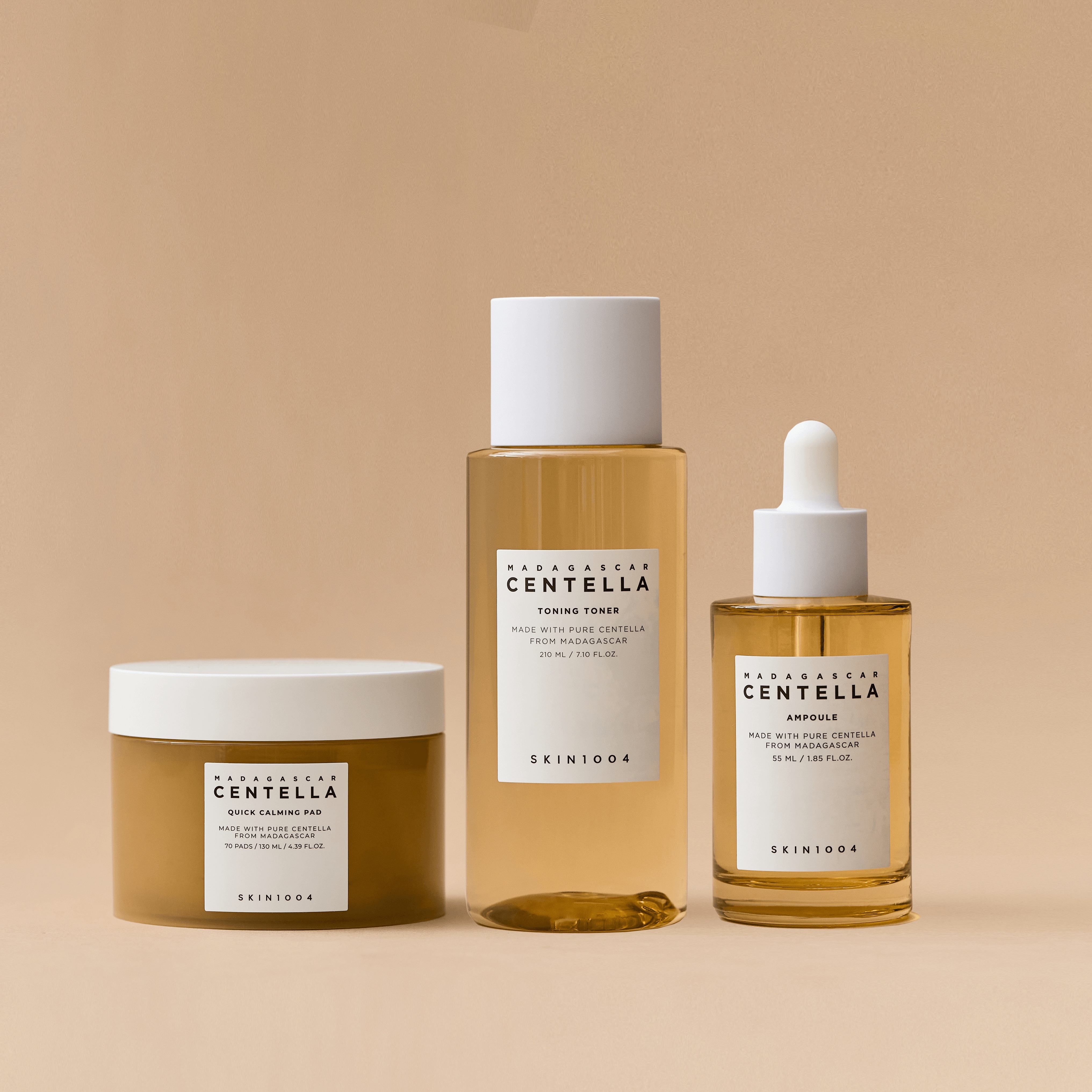 【SET】3step マダガスカル センテラ クイックカミングパッド70枚+トナー210ml+アンプル55ml