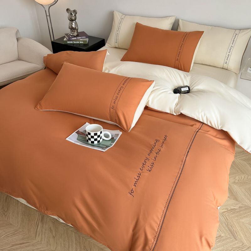 新作入荷 韓国 布団カバー 可愛い フリル付き 柔らか 肌触り 掛け布団カバー 寝具 三/四点セット