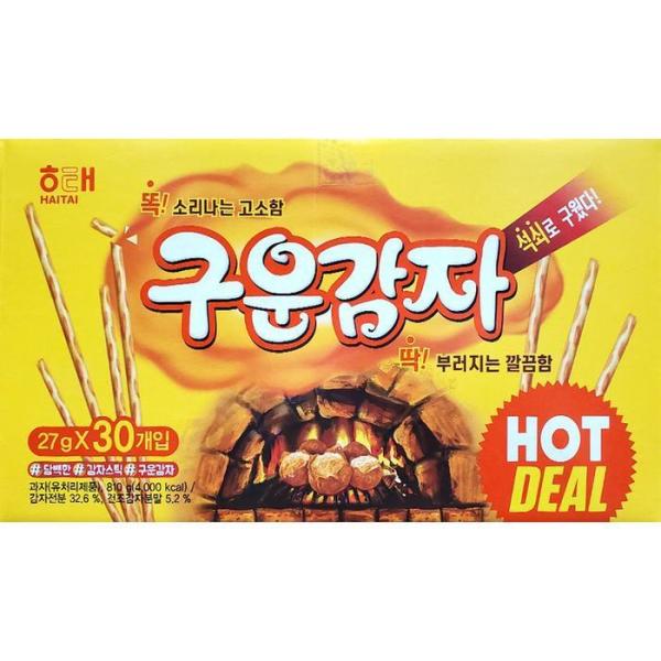 OF48Q0RTヘテ 香ばしくて淡泊なジャガイモスティック 焼きジャガイモ 27g 30個入りシリアル