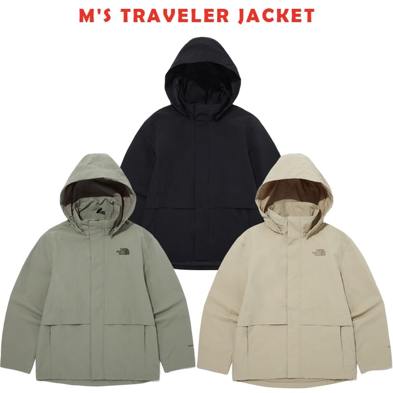 韓国正規品保証 関税負担なし NJ2HQ04A TRAVELER JACKETデイリー 基本 着装 男子 女子 人気 韓国 ファッション 男女共用 アウトドア