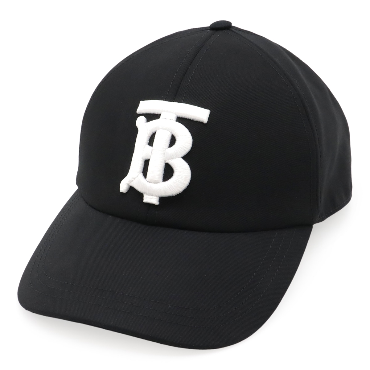 TBロゴ エンブロイダリー ベースボールキャップ 帽子 コットン100% 綿 ブラック 黒 Lサイズ 806803