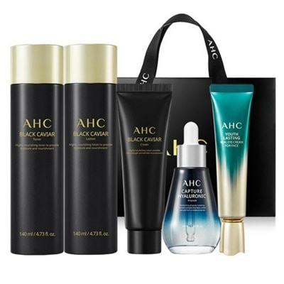 [韓国で話題]ブラックキャビア配合 贅沢エイジングケア プレミアムセット