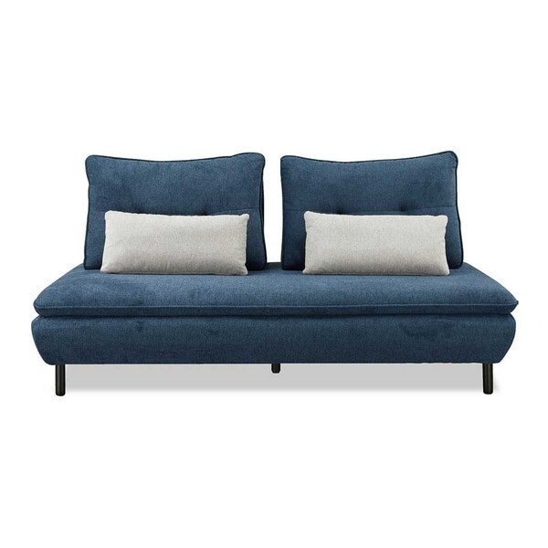 筑波産商 ソファ Isra 2.5P+背x2 BLBL/GY メーカー直送