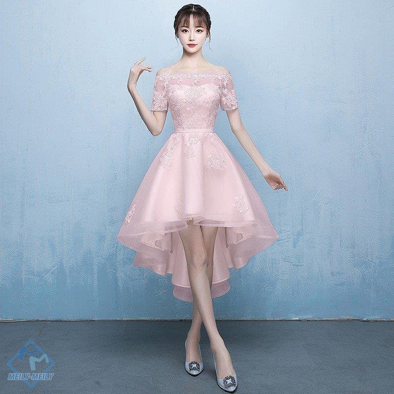 値下げ　薄いピンク　パーティードレス　ワンピース Qoo10] カラードレス ピンク ミニドレス 安い : レディース服