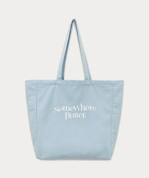 ★大人気★SOMEWHERE BUTTER★Wave logo eco bag★追跡可 Qoo10] SOMEWHERE BUTTER SOMEWHEREBUTTER Wave : バッグ・雑貨