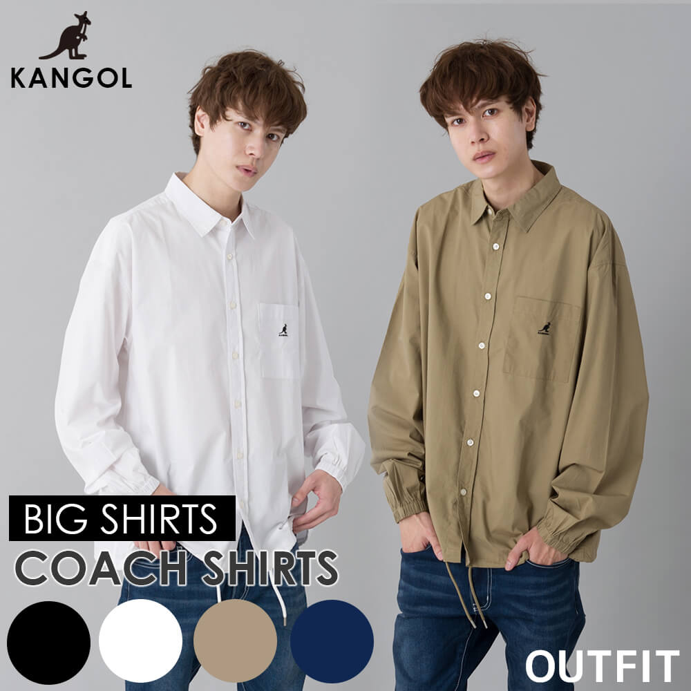 Kangol カンゴール シャツトップス おしゃれ 人気 ブランド 白 紺 赤 夏 メンズファッション 韓流 カジュアル