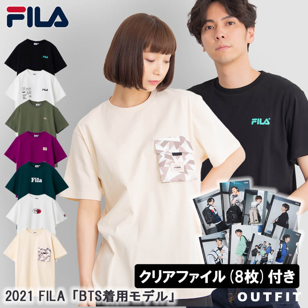 Qoo10 フィラ Bts Tシャツ 21 Fila 特 レディース服