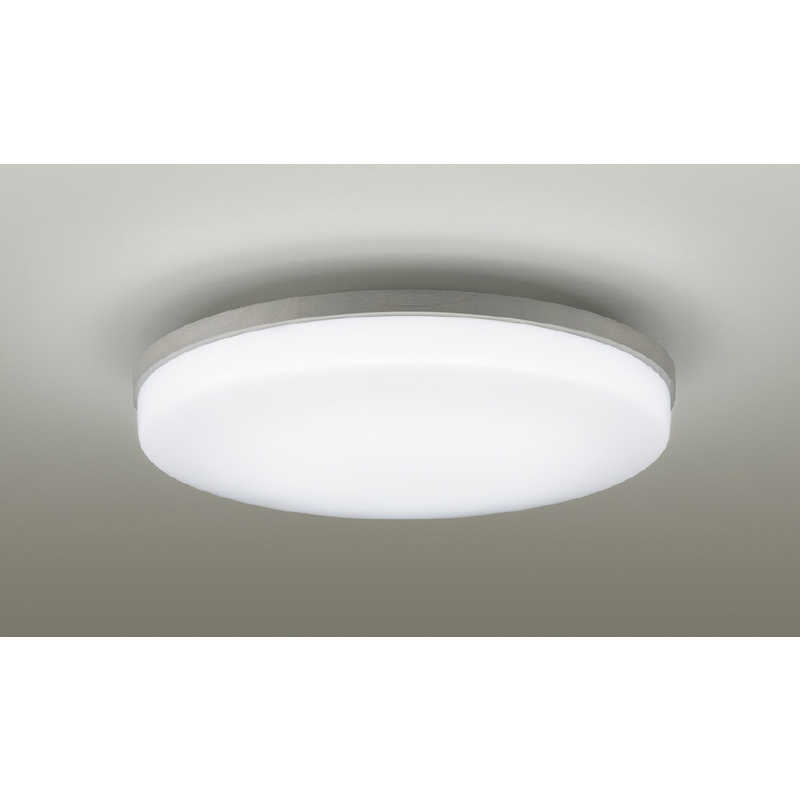 大光電機 LEDシーリングライト 8畳 昼光色~電球色 リモコン付属 グレー DXL-81475