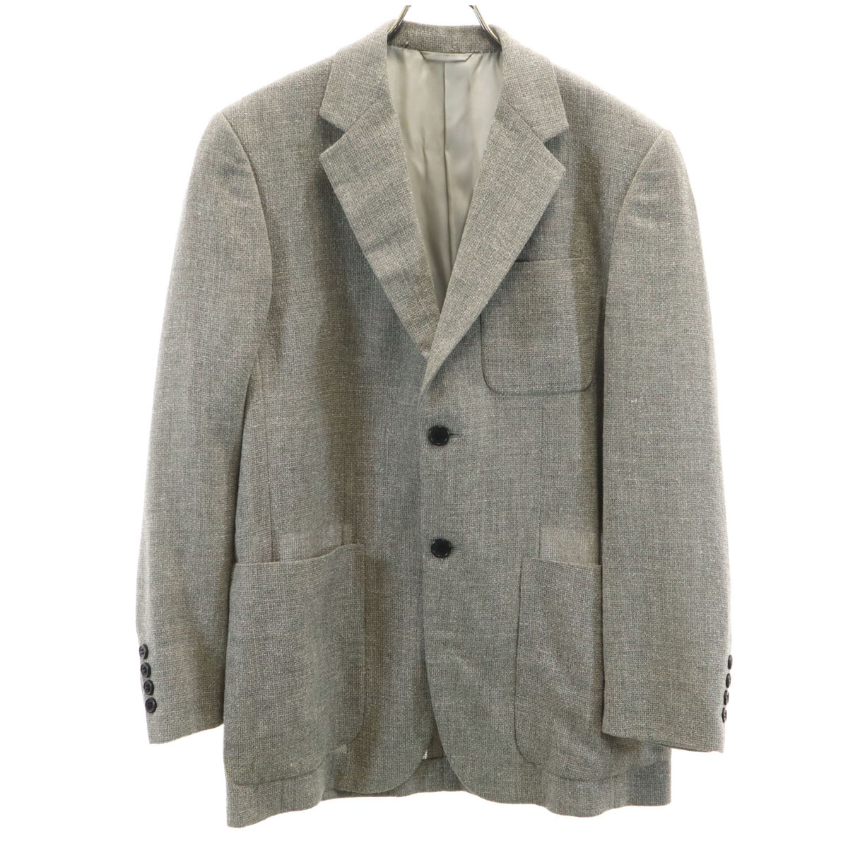 Christian Dior クリスチャンディオール 90s 日本製 オールド テーラードジャケット S グレー メンズ 古着