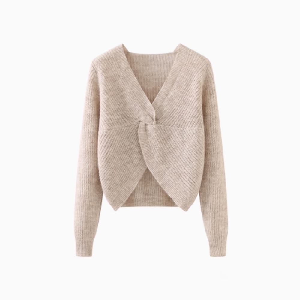 レディース トップス ニット カーディガン 丈長 長袖 萌袖 Vネック もこもこ ふわふわ ふっくら ニット かわいい 大人可愛い おしゃれ ガーリー ルーズ 抜け感 ラブリー キュート 無地 秋