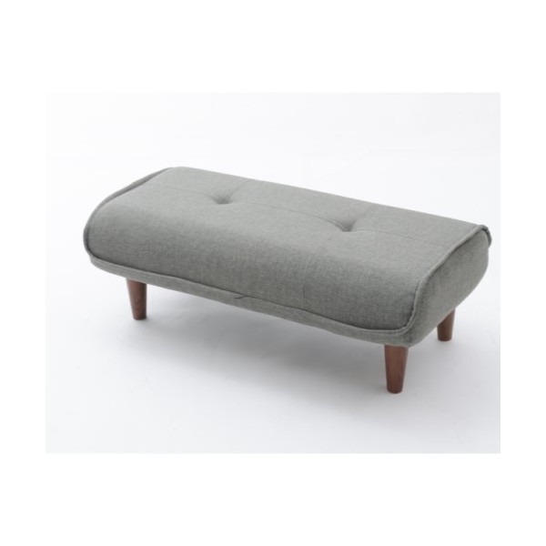CELLUTANE オットマン アッシュグレー 日本製 スツール 座面ポケットコイル 二人掛け A280p-606GRY メーカー直送