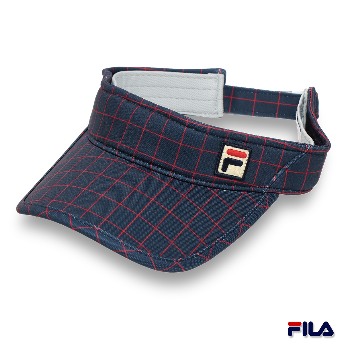 サンバイザー UVカット レディース テニス バイザー ネイビー 55-57cm EL0091