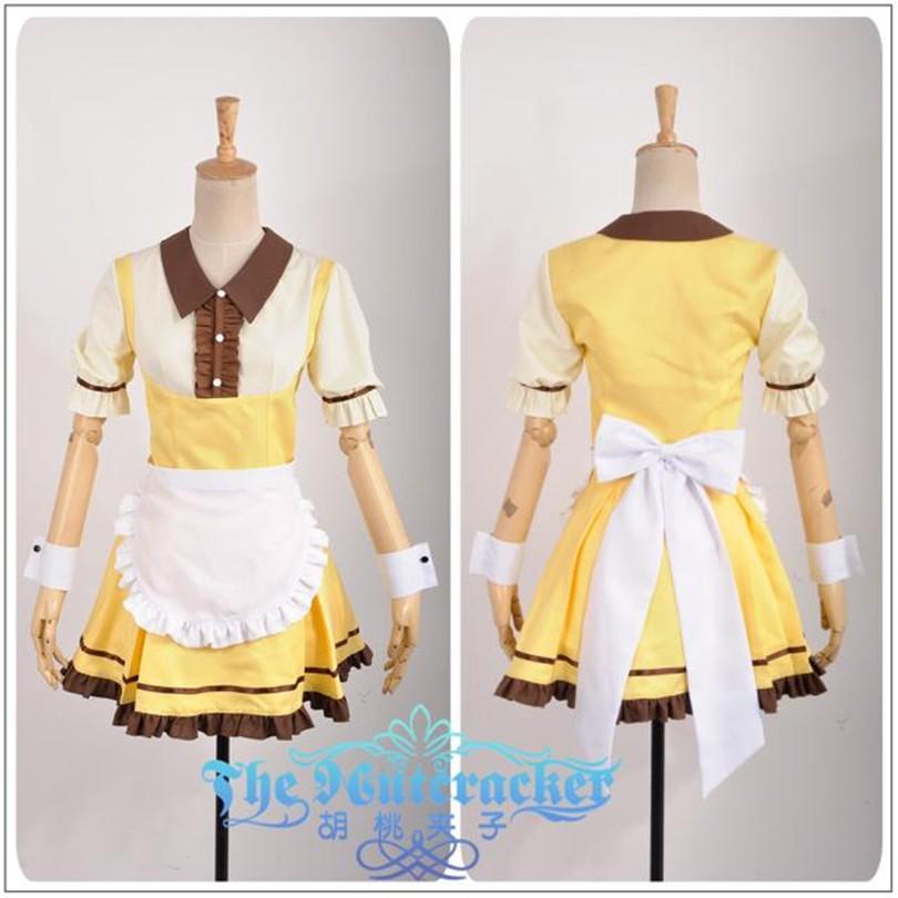 ラブライブ！Lovel! 絢瀬 絵里 あやせ えり カフェメイド服 風 コスプレ衣装 cosplay 仮装イベント アニメ パーティー