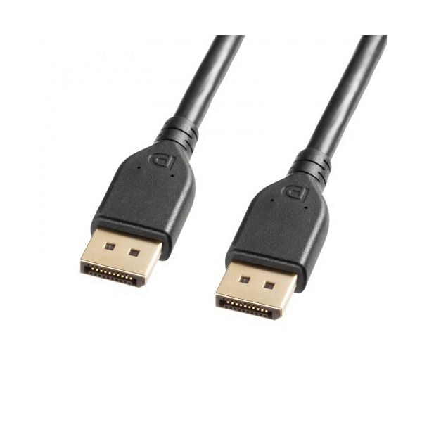 （まとめ） サンワサプライ DisplayPortケーブル ブラック 2m KC-DP4020 1本 [x2セット]