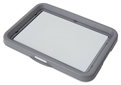 他サイト： ペティオ (Petio) 片手でらくらく ドッグトレー グレー 犬用 レギュラーの商品画像