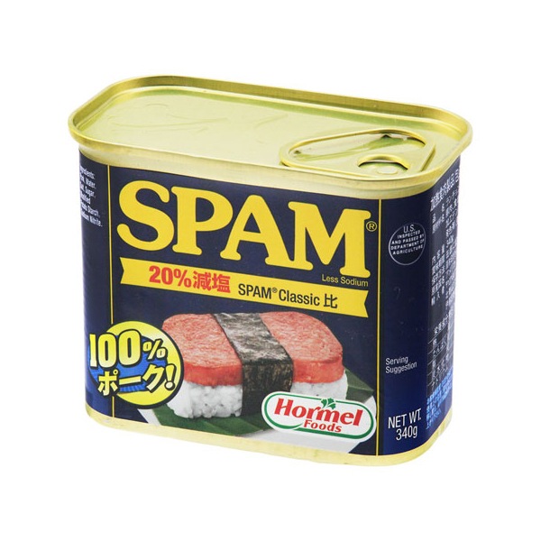 エヌアイエスフーズサービス ホーメル スパム 20%レスソルト 340g×24 メーカー直送