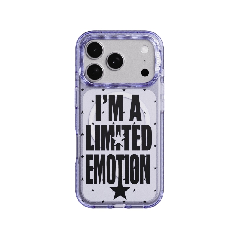 【GRAGG】 MAGSAFE LAYERS FRAME CASE CLEAR PURPLE - LIMITED EMOTION 正規品
