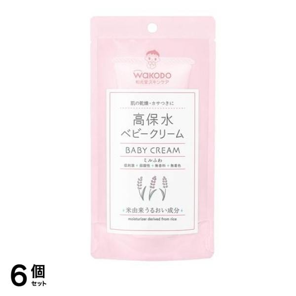 和光堂 ミルふわ 高保水ベビークリーム 70g 6個セット