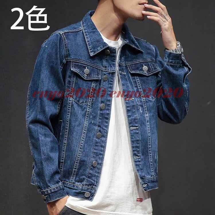 メンズGジャンデニムジャケット デニムジャケット メンズ Gジャン デニムシャツ 長袖 ジージャンジャケット ショート丈 春物 秋　ヴィンテージ 新品