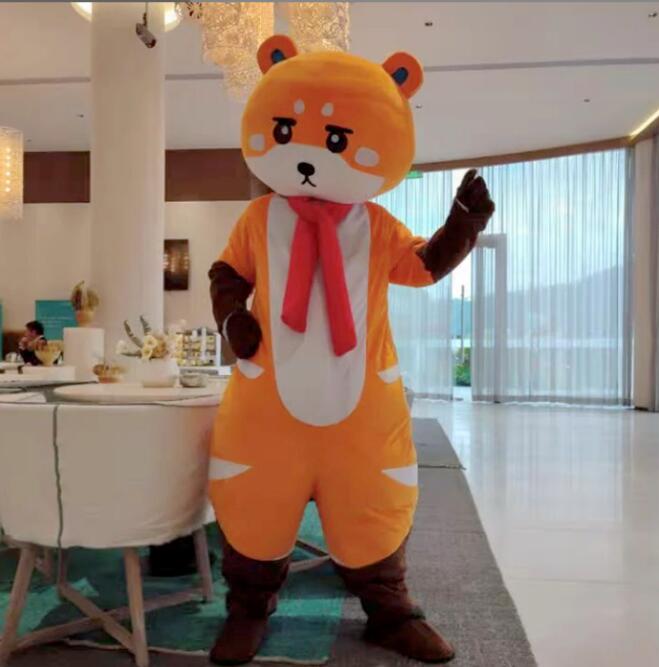 大人気コスチューム パンダーの着ぐるみ　人形服　クマ着ぐるみ　コスプレ衣装　COSステージパフォーマンス服 男女かわいいハッピーベア人形の服　セット