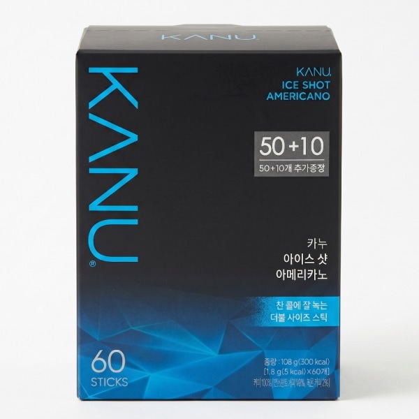 カヌーアイスショットアメリカーノ360T（60T x 6個）1箱 (贈呈品なくなり次第贈呈終了)