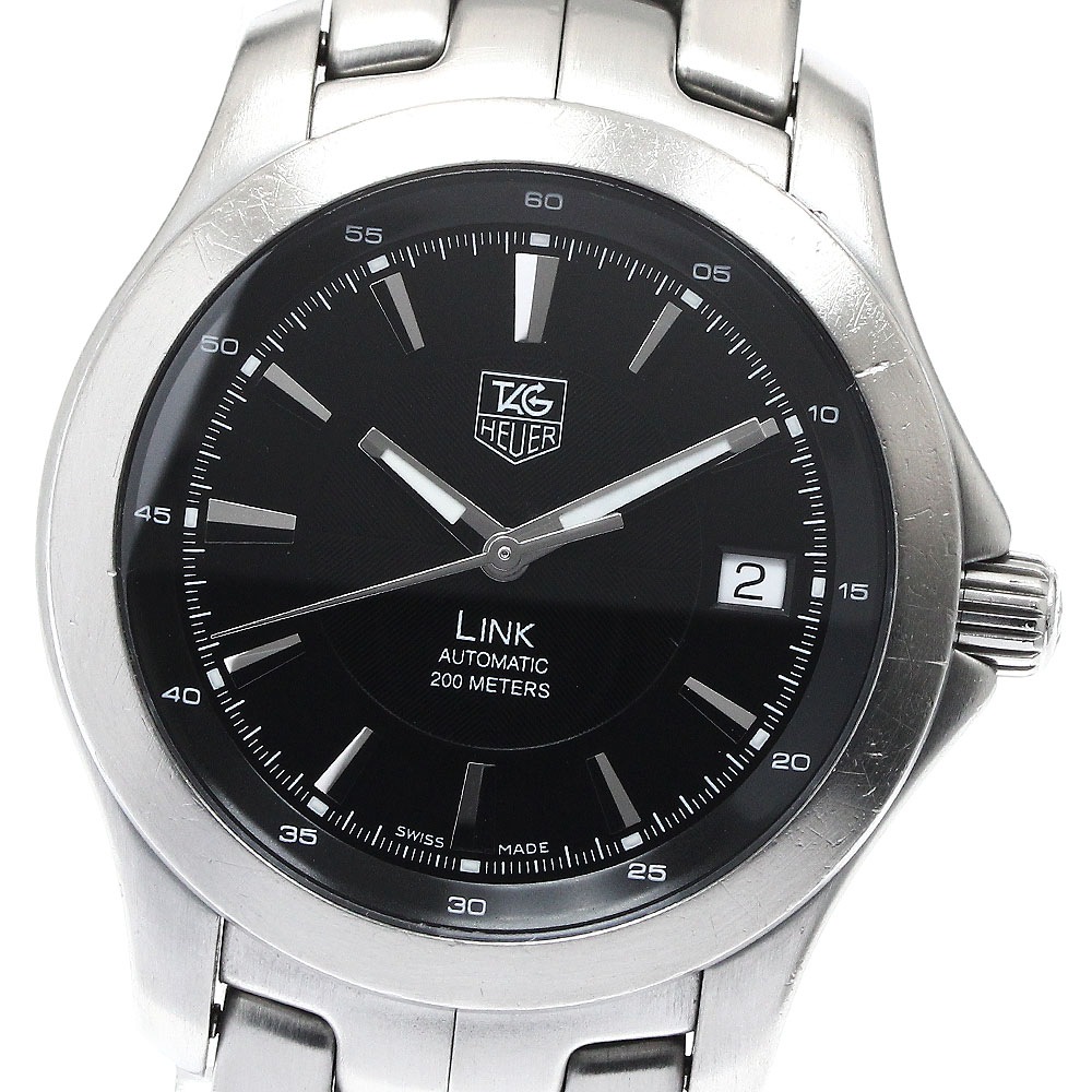 タグホイヤー TAG HEUER WJF2110 リンク デイト 自動巻き メンズ _880336【中古】