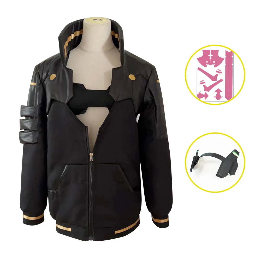 Cyberpunk Edgerunners サイバーパンク エッジランナーズ レベッカ Rebekka コスプレ 衣装 髪飾り付き