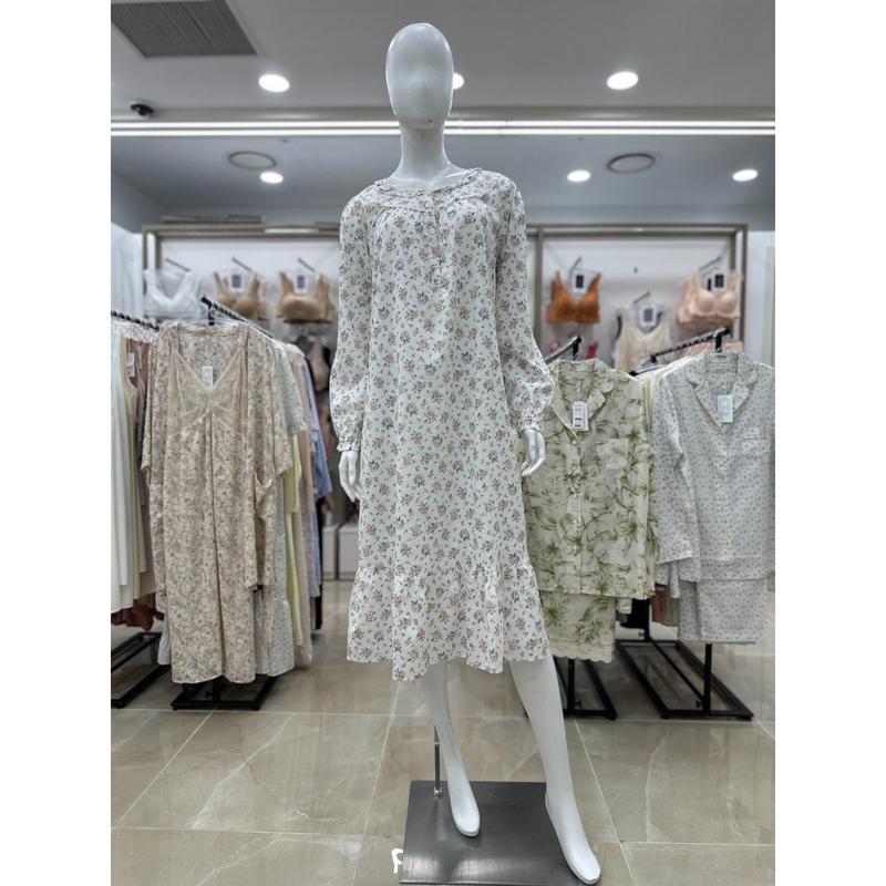 綿レーヨン ドビー フラワー捺染 女性ワンピース GW8906A (スターフィールド コエックス) 14,379円