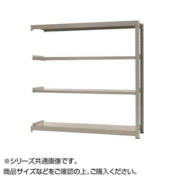 中量ラック　耐荷重300kgタイプ　連結　間口900奥行750高さ2400mm　4段　ニューアイボリー
