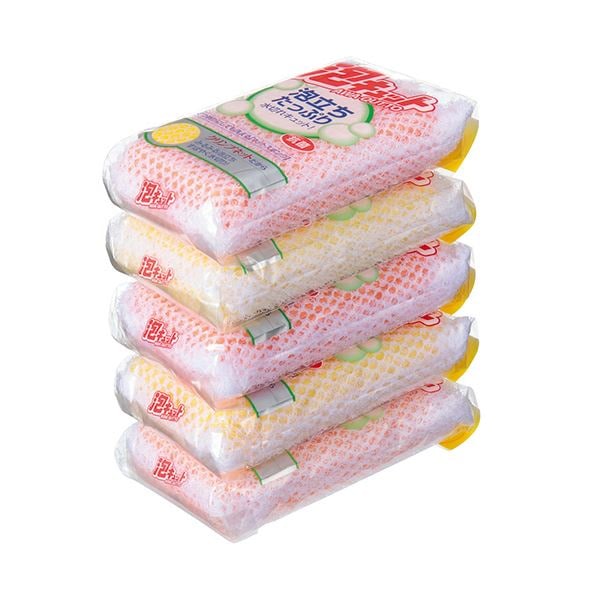 （まとめ） オーエ 泡キュット ネットタイプ 1パック（5個） [x10セット]