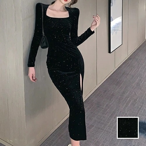 パーティードレス 結婚式 ワンピース ロング マキシ丈 オケージョン イブニング ドレス 韓国 ファッション レディース 春 秋 冬 ブライダル お取り寄せ PTXL327 お呼ばれ コーデ 成人式