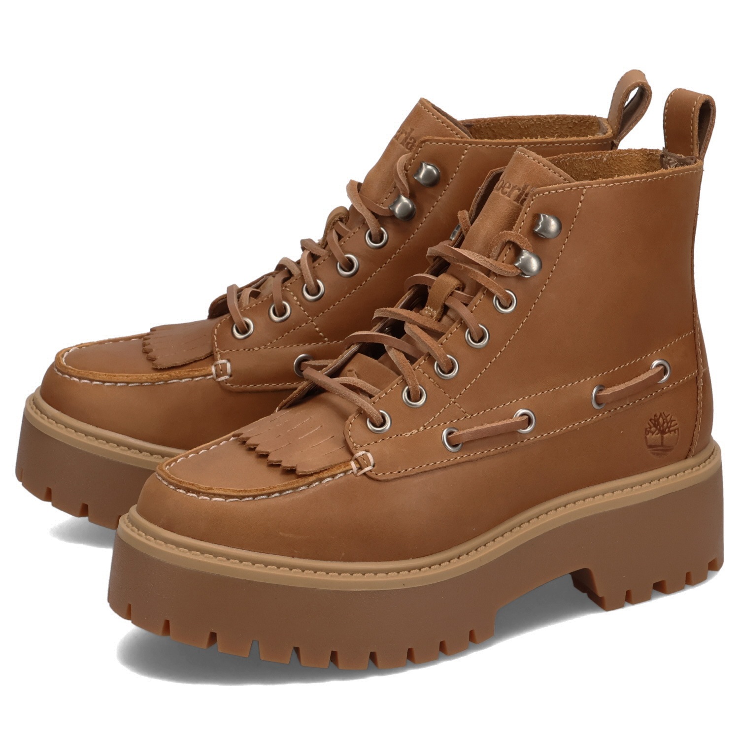 ブーツ ストーンストリート ミッド レディース 厚底 ウィート A27YZ-EN1