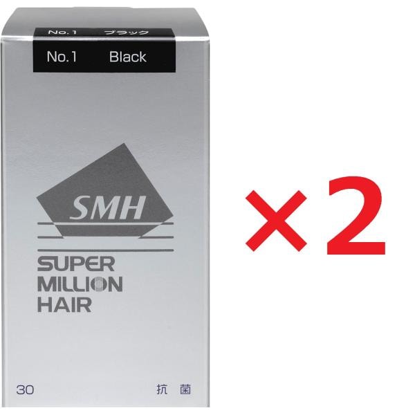 【2個セット】No.1 ブラック ルアン スーパーミリオンヘアー 30g