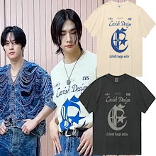 24ss/Stray Kids ヒョンジン 着用/ PIGMENT CENTURY SS TEE /2カラー/ユニセックス