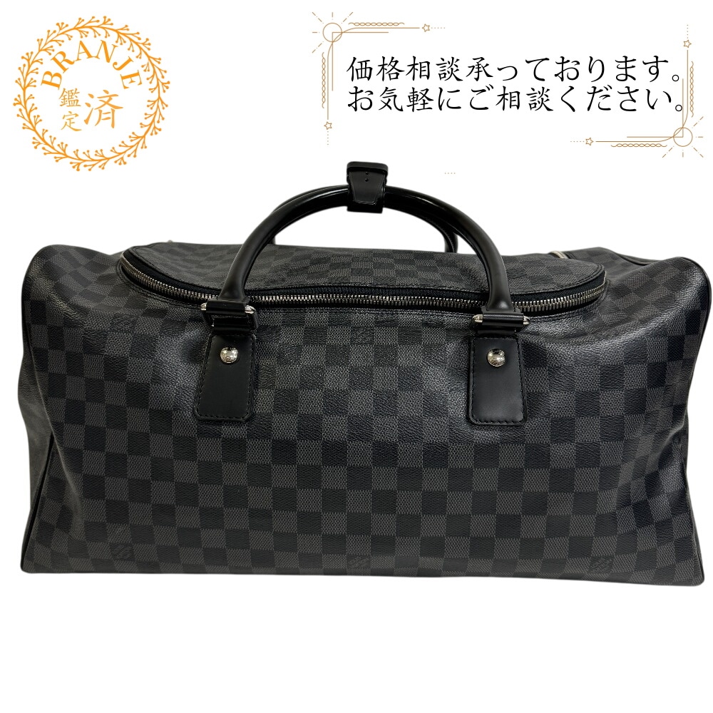 N48189 ロードスター50 ダミエグラフィット ダミエグラフィット ボストンバッグ ブラック ブランド