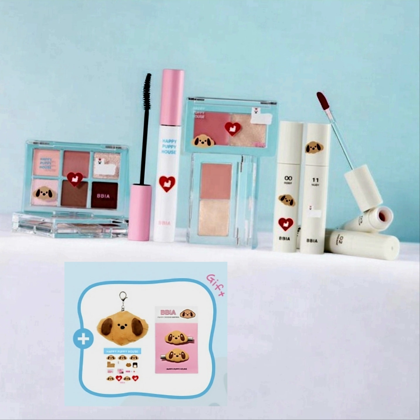 ハッピーパピー キーリングポーチ SET [ハッピーパピーハウス 本品5種 & グッズ3種]