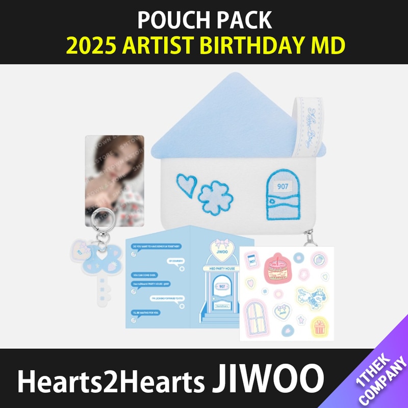 【 POUCH PACK 】 Hearts2Hearts JIWOO ARTIST BIRTHDAY MD