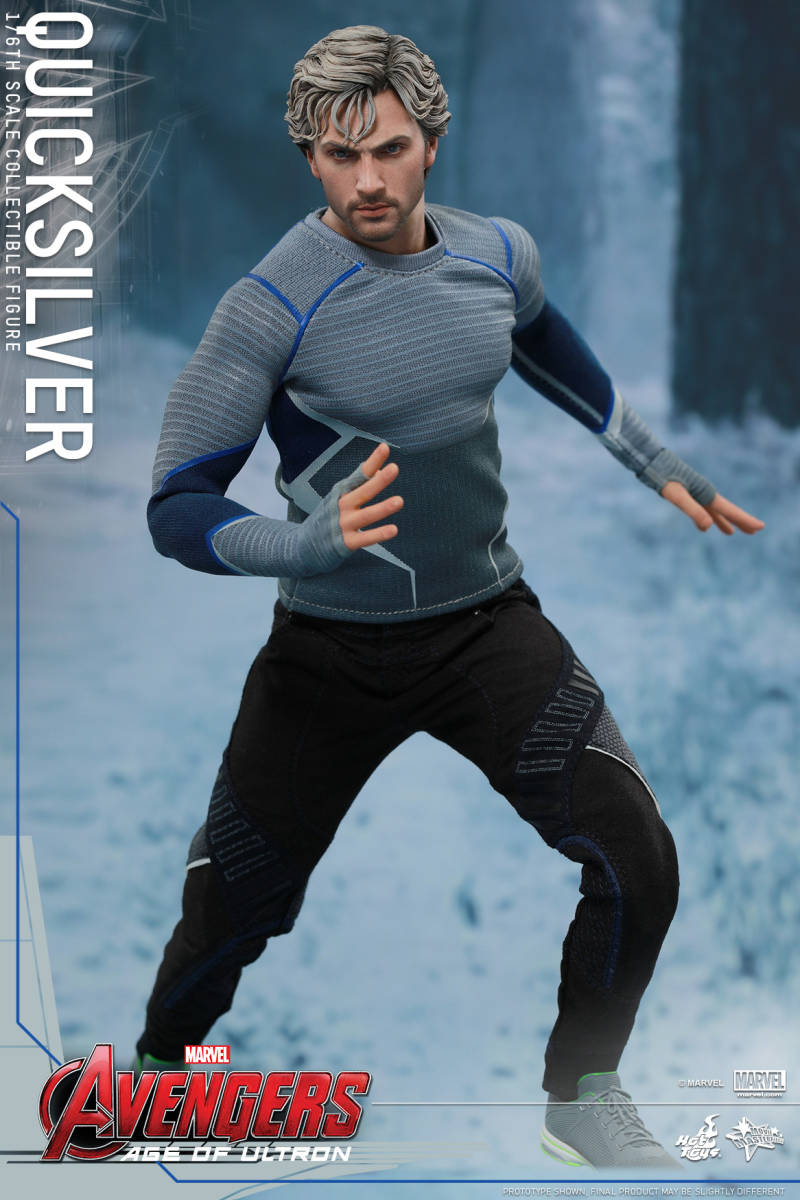新品未開封 HOTTOYS ホットトイズ 1/6 MMS302『アベンジャーズ／エイジオブウルトロン』フィギュア　クイックシルバー Quicksilver
