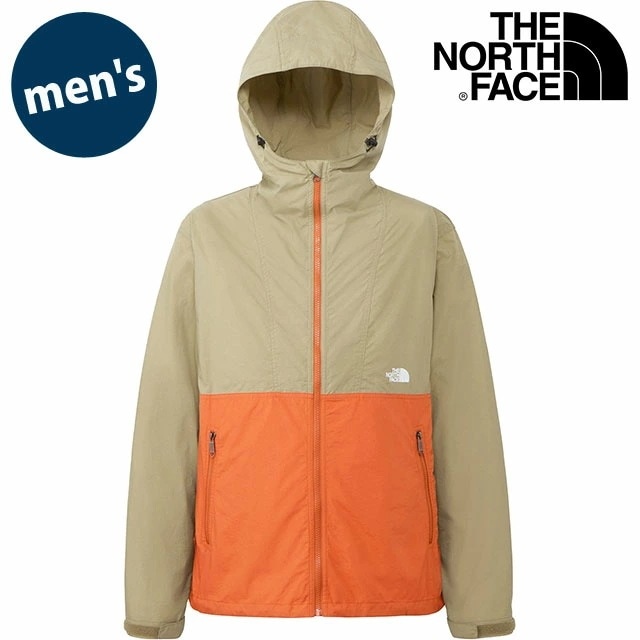 コンパクトジャケット [NP72230-CI] メンズ TNF アウトドア ライトアウター ナイロンジャケット マウンテンパーカー クラシックカーキ/アイアンブロンズ 正規取扱店