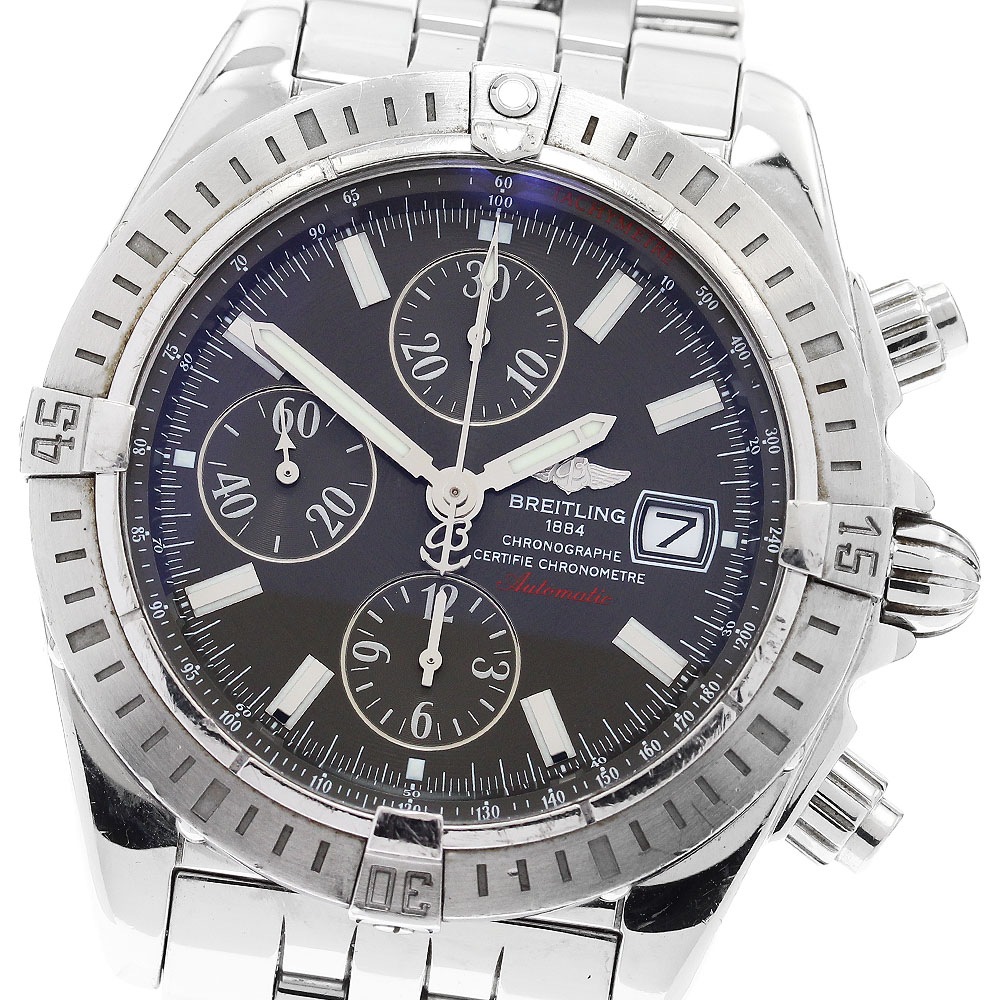 ブライトリング BREITLING A13356 クロノマット エボリューション クロノグラフ デイト 自動巻き メンズ _890362【中古】