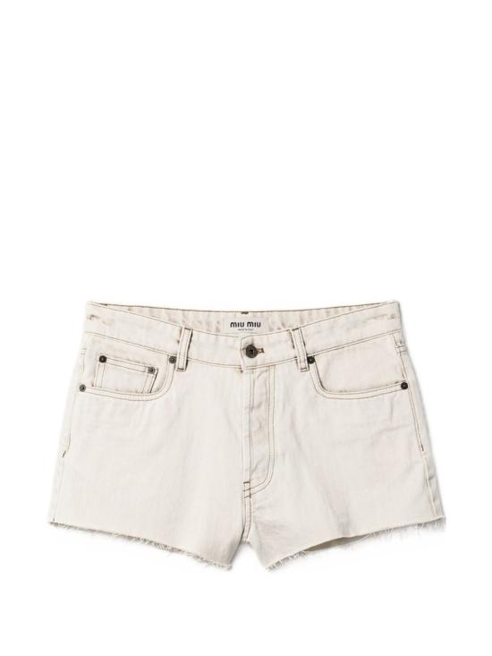 MIU MIU Women Shorts & Burmudas GWP602 183TF0009 Bianco