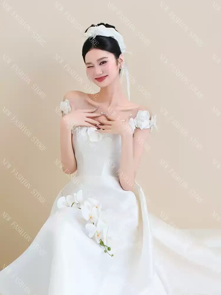 ウエディングドレス 白-26