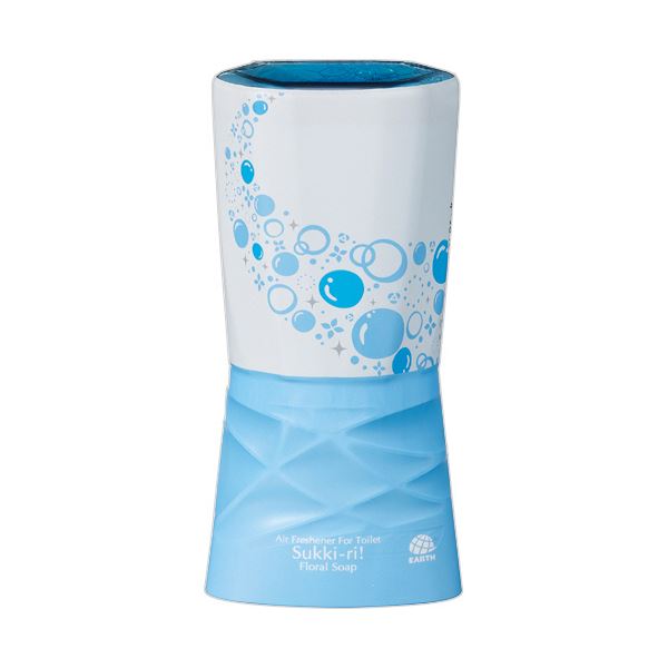 （まとめ） アース製薬トイレのスッキーリ！ 置き型 フローラルソープ 400mL 1セット（3個） [x5セット]
