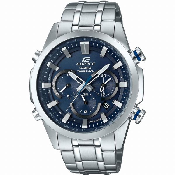 取寄品 正規品 CASIO腕時計 カシオ EDIFICE エディフィス アナログ表示 タフソーラー 丸形 10気圧防水 EQW-T630JD-2AJF メンズ腕時計
