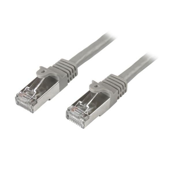 （まとめ） StarTech.com カテゴリ6 LANケーブル S／FTP ツメ折れ防止RJ45コネクタ 2m グレー N6SPAT2MGR1本 [x3セット]