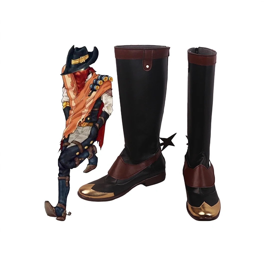 League Of Legends Lol Drama Master Jhin Western Cowboy Co Shoes 5,210円
