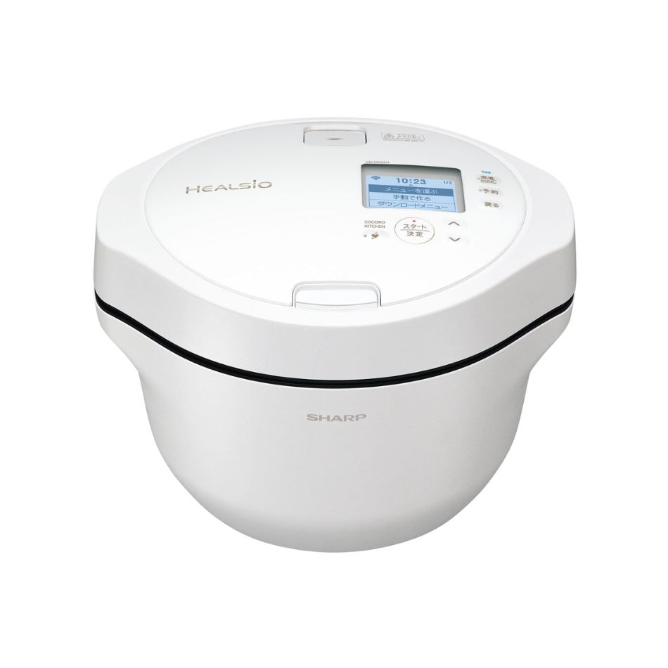 【新品 箱不良・シュリンク破れ品】SHARP シャープ 自動調理鍋 ヘルシオ ホットクック KN-HW24H-W プレミアムホワイト