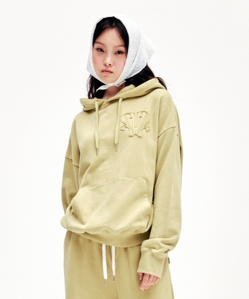 YOUHEE YOUHEE SYMBOL GRAPHIC HOODIE GREEN YHHPEC001GR