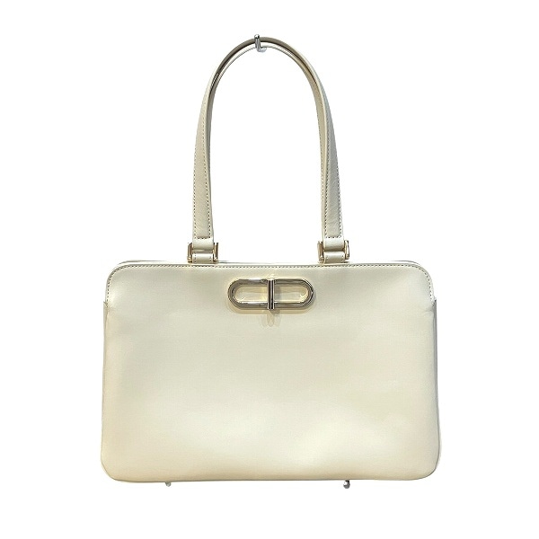 フルラ レザー ライトベージュ バッグ ハンドバッグ ショルダーバッグ レディース【中古】